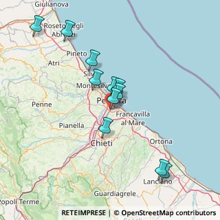 Mappa Str. Fosso Cavone, 65129 Pescara PE, Italia (14.65636)