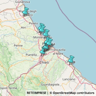 Mappa Str. Fosso Cavone, 65129 Pescara PE, Italia (9.49818)
