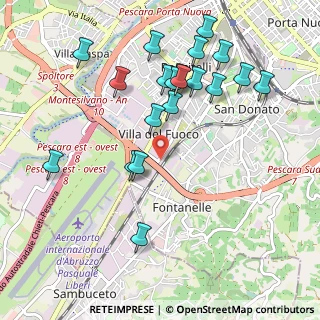 Mappa Str. Fosso Cavone, 65129 Pescara PE, Italia (1.119)
