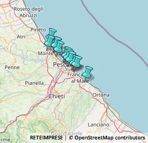 Mappa Via Vomano, 66023 Francavilla al Mare CH, Italia (7.75583)