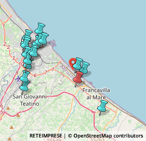 Mappa Via Vomano, 66023 Francavilla al Mare CH, Italia (4.70889)