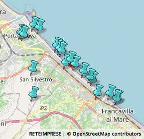 Mappa Via Vomano, 66023 Francavilla al Mare CH, Italia (2.011)