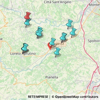 Mappa Via Maestri del Lavoro, 65010 Barberi PE, Italia (3.78857)