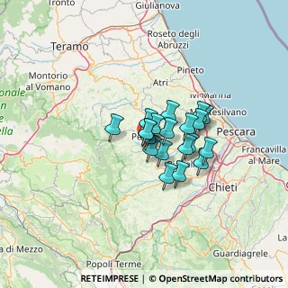 Mappa Contrada S. Salvatore, 65017 Penne PE, Italia (8.459)