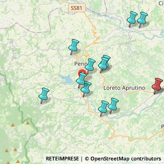 Mappa Contrada S. Salvatore, 65017 Penne PE, Italia (4.49538)