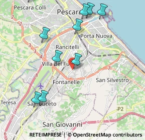Mappa Via Lago Vivo, 65129 Pescara PE, Italia (2.79083)