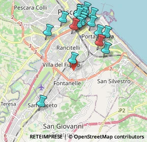 Mappa Via Lago Vivo, 65129 Pescara PE, Italia (2.3475)