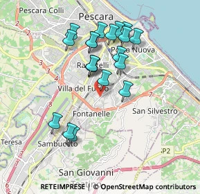 Mappa Via Lago Vivo, 65129 Pescara PE, Italia (1.767)