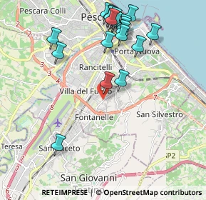 Mappa Via Lago Vivo, 65129 Pescara PE, Italia (2.3955)