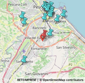 Mappa Via Lago Vivo, 65129 Pescara PE, Italia (2.3825)