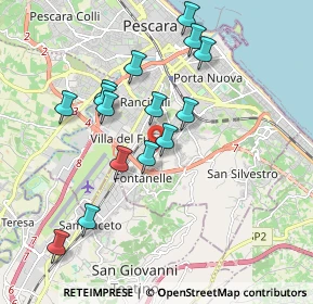 Mappa Via Lago Vivo, 65129 Pescara PE, Italia (1.88267)