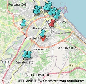 Mappa Via Lago Vivo, 65129 Pescara PE, Italia (2.3935)