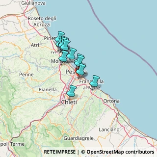Mappa Strada Statale Tangenziale di Pescara, 65129 Pescara PE, Italia (10.40923)