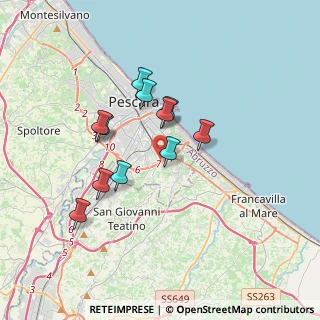 Mappa Str. Colle Renazzo, 65129 Pescara PE, Italia (3.07455)
