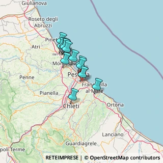 Mappa Str. Colle Renazzo, 65129 Pescara PE, Italia (10.55615)