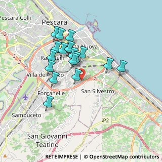 Mappa Str. Colle Renazzo, 65129 Pescara PE, Italia (1.66611)