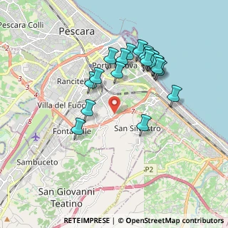 Mappa Str. Colle Renazzo, 65129 Pescara PE, Italia (1.851)