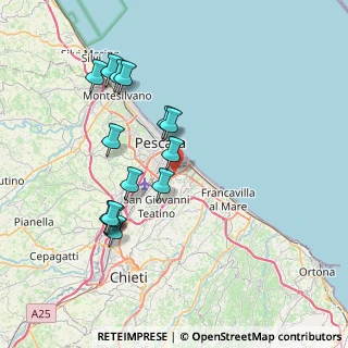 Mappa Str. Colle Renazzo, 65129 Pescara PE, Italia (7.60214)