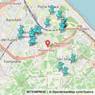 Mappa Str. Colle Renazzo, 65129 Pescara PE, Italia (1.121)