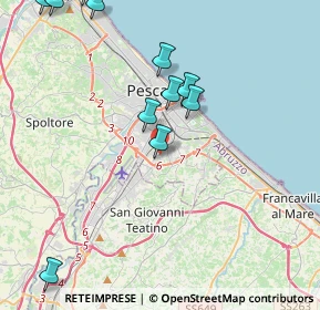 Mappa Via Sisto, 65129 Pescara PE, Italia (6.00857)