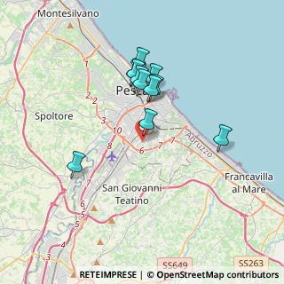 Mappa Via Sisto, 65129 Pescara PE, Italia (3.24909)