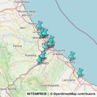 Mappa Via Sisto, 65129 Pescara PE, Italia (11.3)