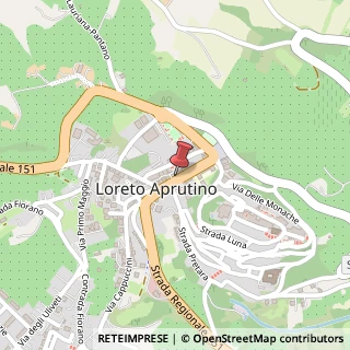 Mappa Via Vittorio Veneto, 71, 65014 Loreto Aprutino, Pescara (Abruzzo)