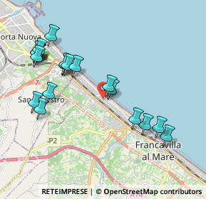 Mappa Via Monte Corno, 66023 Francavilla al Mare CH, Italia (2.299)