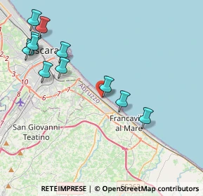 Mappa Via Monte Corno, 66023 Francavilla al Mare CH, Italia (4.91182)