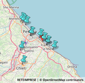 Mappa Via Monte Corno, 66023 Francavilla al Mare CH, Italia (6.065)