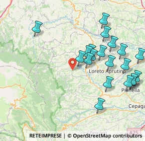 Mappa Campo delle Piane, 65010 Montebello di Bertona PE, Italia (9.175)