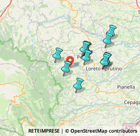 Mappa Campo delle Piane, 65010 Montebello di Bertona PE, Italia (5.78769)