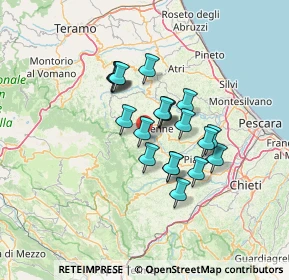 Mappa Campo delle Piane, 65010 Montebello di Bertona PE, Italia (10.415)