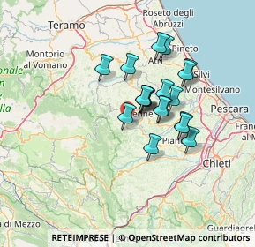 Mappa Campo delle Piane, 65010 Montebello di Bertona PE, Italia (10.66895)