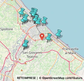 Mappa Strada Colle Renazzo, 65129 Pescara PE, Italia (3.97125)