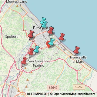 Mappa Strada Colle Renazzo, 65129 Pescara PE, Italia (3.3725)