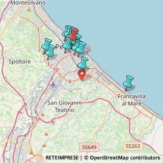 Mappa Strada Colle Renazzo, 65129 Pescara PE, Italia (3.90667)