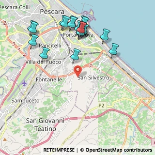 Mappa Strada Colle Renazzo, 65129 Pescara PE, Italia (2.54842)