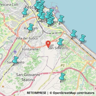 Mappa Strada Colle Renazzo, 65129 Pescara PE, Italia (2.8265)