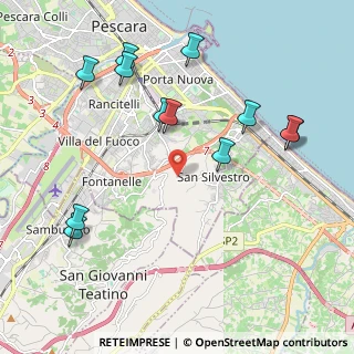 Mappa Strada Colle Renazzo, 65129 Pescara PE, Italia (2.42583)