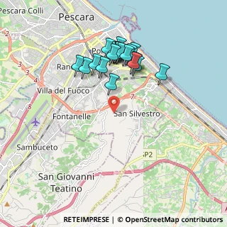 Mappa Strada Colle Renazzo, 65129 Pescara PE, Italia (1.8365)