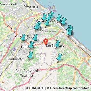 Mappa Strada Colle Renazzo, 65129 Pescara PE, Italia (2.1285)