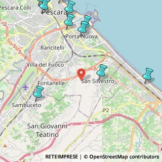 Mappa Strada Colle Renazzo, 65129 Pescara PE, Italia (3.41182)