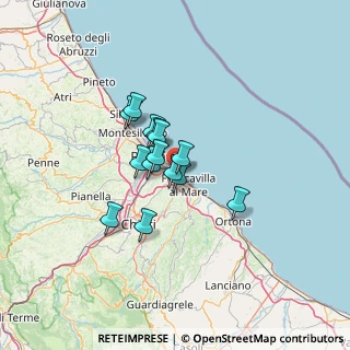 Mappa Via Madonna delle Grazie, 66023 Francavilla al Mare CH, Italia (8.93)
