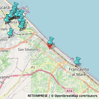 Mappa Via Madonna delle Grazie, 66023 Francavilla al Mare CH, Italia (3.8775)