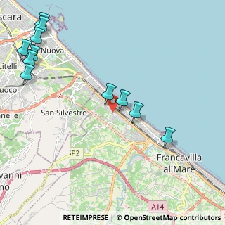 Mappa Via Madonna delle Grazie, 66023 Francavilla al Mare CH, Italia (2.92818)