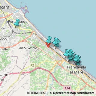 Mappa Via Madonna delle Grazie, 66023 Francavilla al Mare CH, Italia (2.19385)