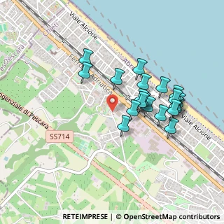 Mappa Via Madonna delle Grazie, 66023 Francavilla al Mare CH, Italia (0.438)