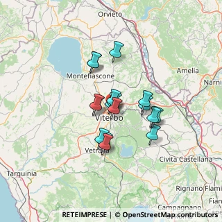 Mappa Strada Capretta, 01100 Viterbo VT, Italia (9.93529)