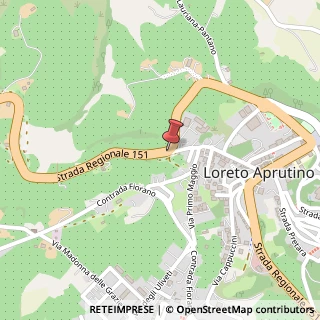 Mappa SS151, 76, 65014 Loreto Aprutino, Pescara (Abruzzo)